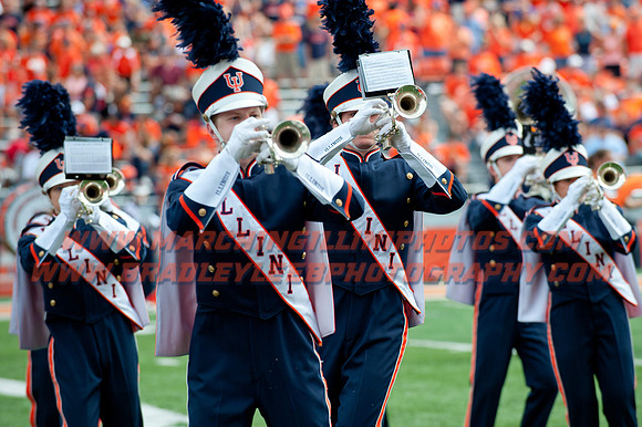 Youngstown State at Illinois, Saturday, August 30, 2014 - Marching Illini Photos