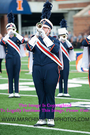 Southern Illinois University Salukis at Illinois Fighting Illini, Saturday, August 31, 2013 - Marching Illini Photos