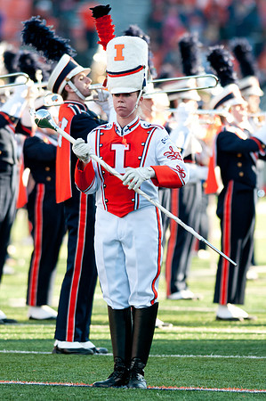 Northwestern Wildcats at Illinois Fighting Illini, Saturday, November 30, 2013 - Marching Illini Photos