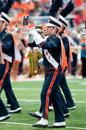 Youngstown State at Illinois, Saturday, August 30, 2014 - Marching Illini Photos