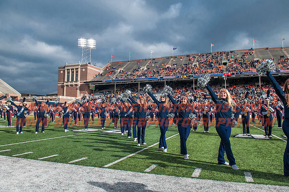 Iowa at Illinois, Saturday, November 19, 2016 - Marching Illini Photos