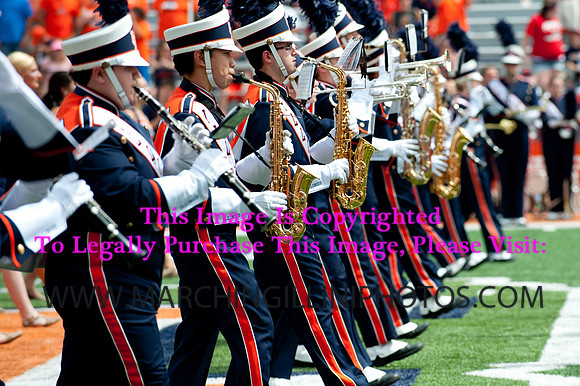 Youngstown State at Illinois, Saturday, August 30, 2014 - Marching Illini Photos