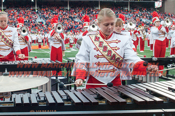 Nebraska at Illinois Oct. 3, 2015 - CMB Front Ensemble 005