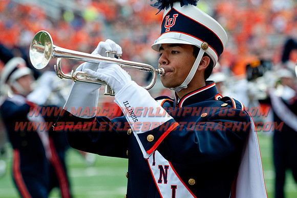Youngstown State at Illinois, Saturday, August 30, 2014 - Marching Illini Photos