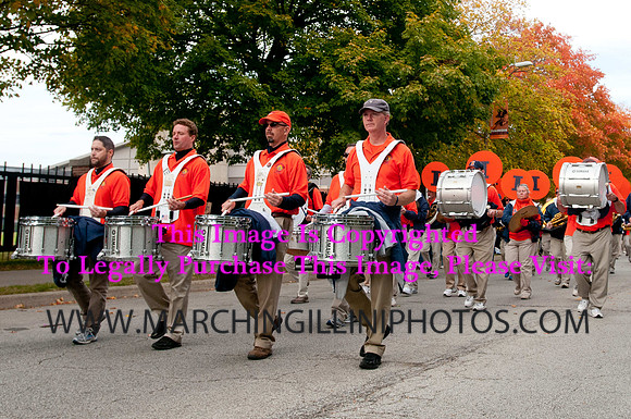 Michigan State Spartans at Illinois Fighting Illini, Saturday, October 26, 2013 - Marching Illini Photos
