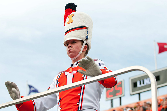 Michigan State Spartans at Illinois Fighting Illini, Saturday, October 26, 2013 - Marching Illini Photos