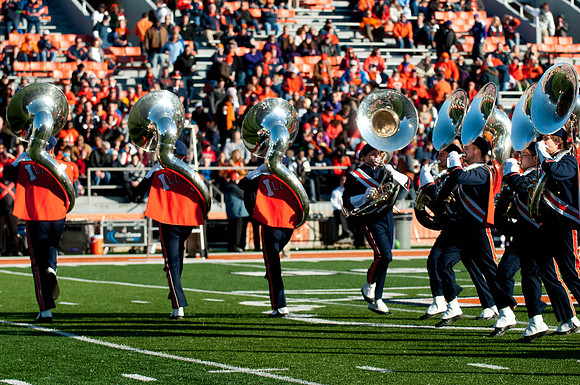 Northwestern Wildcats at Illinois Fighting Illini, Saturday, November 30, 2013 - Marching Illini Photos