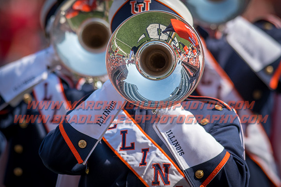 Rutgers Scarlett Knights at Illinois Fighting Illini, Saturday, October 14, 2017 - Marching Illini Photos
