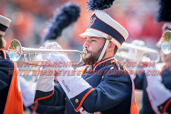 Rutgers Scarlett Knights at Illinois Fighting Illini, Saturday, October 14, 2017 - Marching Illini Photos