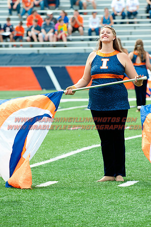Texas State at Illinois, Saturday, September 20, 2014 - Marching Illini Photos