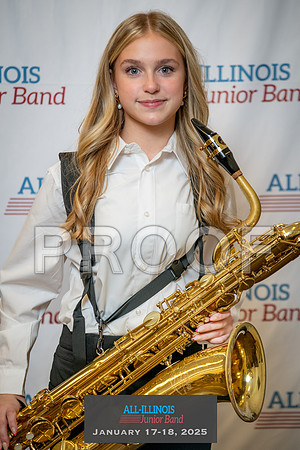 2025 All-Illinois Junior Band January 17-18, 2025