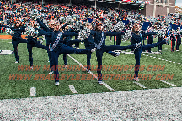 Iowa at Illinois, Saturday, November 19, 2016 - Marching Illini Photos