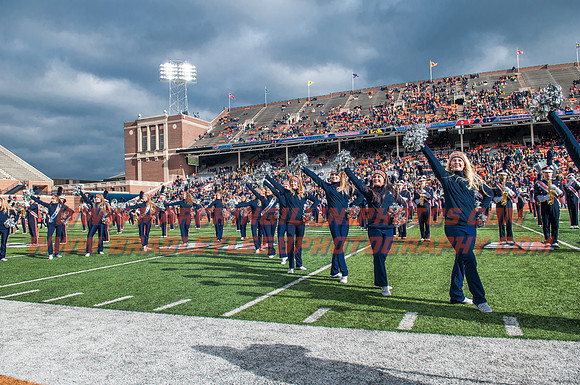 Iowa at Illinois, Saturday, November 19, 2016 - Marching Illini Photos