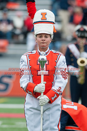 Nebraska at Illinois Oct. 3, 2015 - MI Drum Majors 014