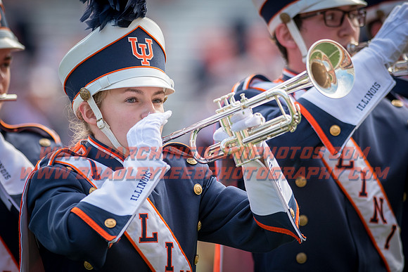 Rutgers Scarlett Knights at Illinois Fighting Illini, Saturday, October 14, 2017 - Marching Illini Photos