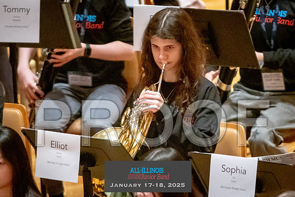 2025 All-Illinois Junior Band January 17-18, 2025