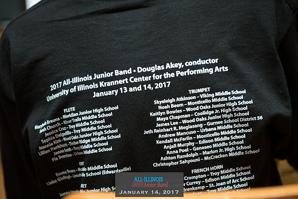 2017 All-Illinois Junior BandJanuary 13-14, 2017University of Illinois campuswww.BradleyLeebPhotography.com