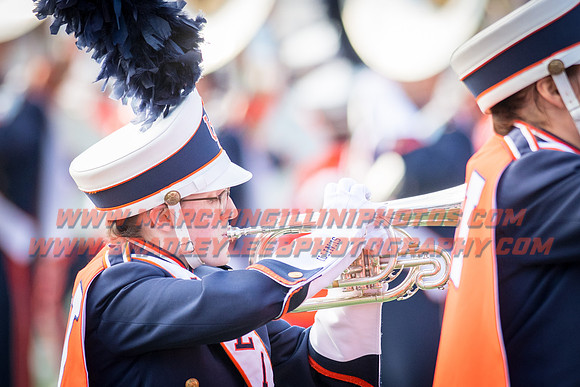 Rutgers Scarlett Knights at Illinois Fighting Illini, Saturday, October 14, 2017 - Marching Illini Photos