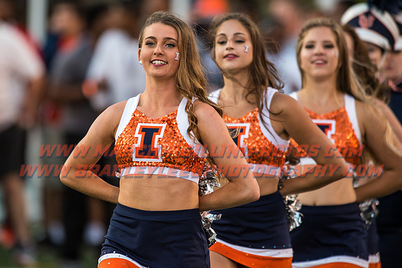 North Carolina at Illinois Fighting Illini, Saturday, September 10, 2016 - Marching Illini Photos
