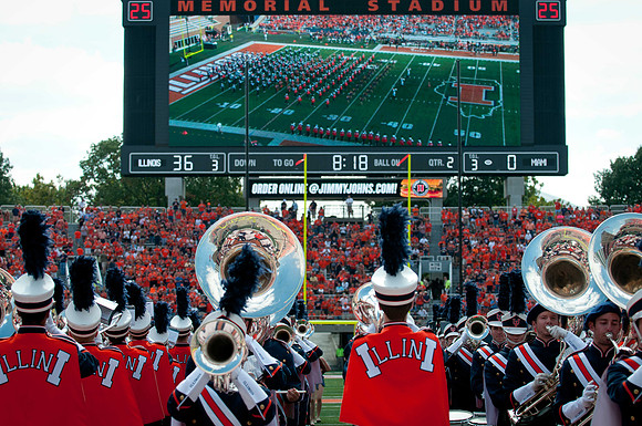Miami (OH) Redhawks at Illinois Fighting Illini, Saturday, September 28, 2013 - Marching Illini Photos