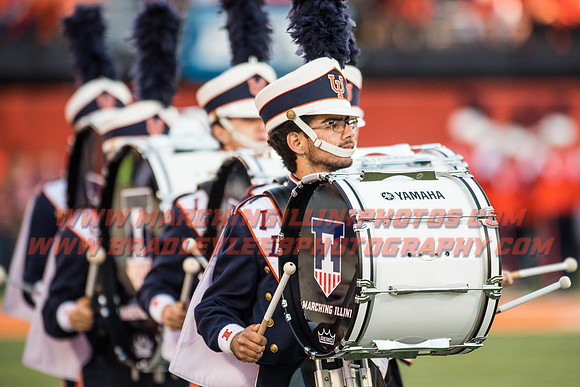 North Carolina at Illinois Fighting Illini, Saturday, September 10, 2016 - Marching Illini Photos