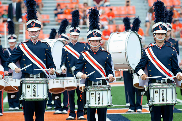 Southern Illinois University Salukis at Illinois Fighting Illini, Saturday, August 31, 2013 - Marching Illini Photos