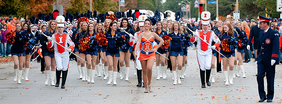 Michigan State Spartans at Illinois Fighting Illini, Saturday, October 26, 2013 - Marching Illini Photos
