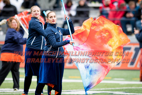Wisconsin Badgers at Illinois Fighting Illini, Saturday, October 28, 2017 - Marching Illini Photos