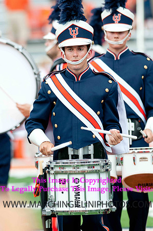 Southern Illinois University Salukis at Illinois Fighting Illini, Saturday, August 31, 2013 - Marching Illini Photos